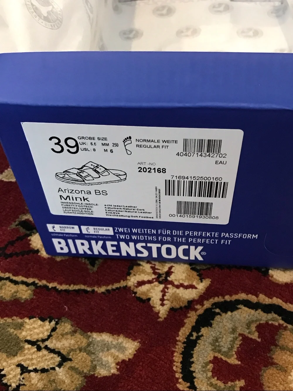 Birkenstock contoured arizona